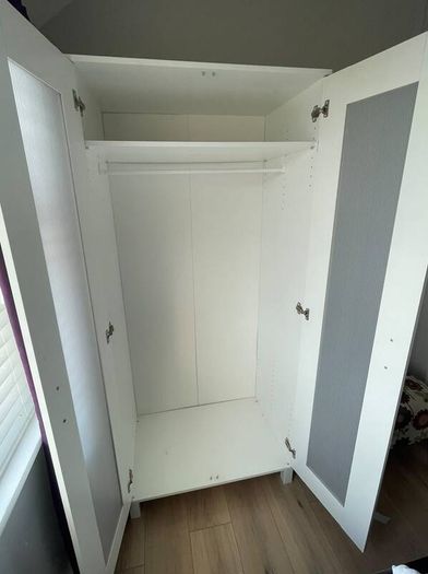 White double wardrobe