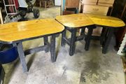 Outside table set - 2 tables. Solid wood