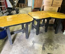 Outside table set - 2 tables. Solid wood