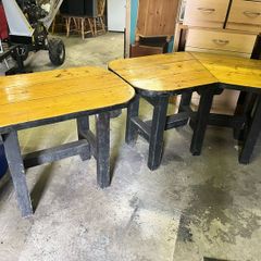 Outside table set - 2 tables. Solid wood