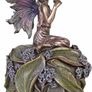 Original Vintage Art Nouveau Style Fairy Jewellery Box with Lid Image 6