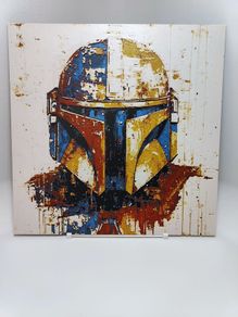 Mandalorian 3D printed abstract painting "LOWER PRICE"