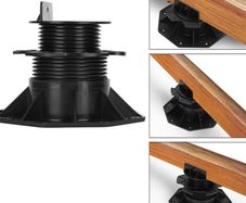 Adjustable pedestals