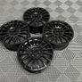 18" Multi Spoke Alloy wheels Ford Transit Custom Van Vw Transporter T7 74.5 6x120 Gloss Black Image 6