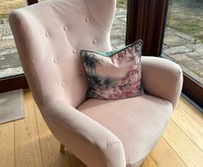 Armchairs - 2 pink armchairs