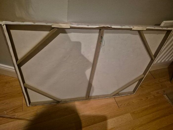 Ex Large canvas of white flowers