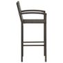7 Piece Garden Bar Set Poly Rattan Brown Image 8