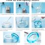 Epoxy Resin Kit 960ml Clear Crystal Resin Kit for Beginners Casting Resin Kit for Crafts Jewelry Making with Measuring Cups Image 5