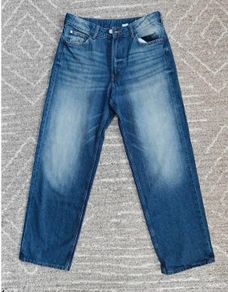 H&M loose fit straight leg jeans - 13-14 years