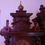 Victorian 'Junghans' German Wall Pendulum Clock 37" x 13,5" (clocks work well, chimes on hour and half hour) Image 5