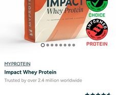 MYPROTEIN Impact Whey Protein 4.5kg Vanilla / Creatine 500g