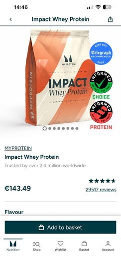 MYPROTEIN Impact Whey Protein 4.5kg Vanilla / Creatine 500g