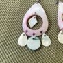 Vintage Mother of Pearl drop earrings Image 3