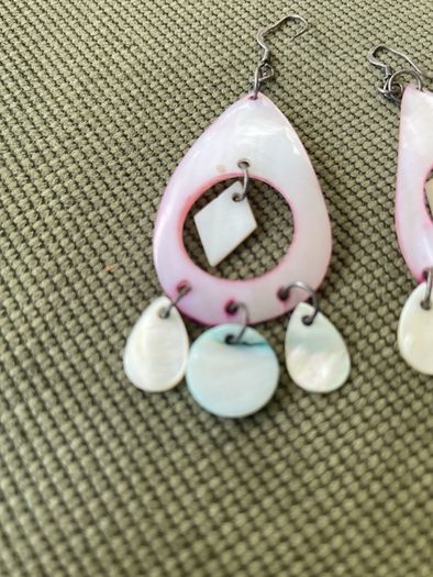 Vintage Mother of Pearl drop earrings