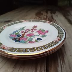 Arklow pottery, Famel Rose , Pair saucers for eggcups