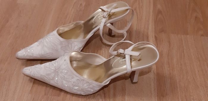 Ladies Ivory Cream Wedding Shoes