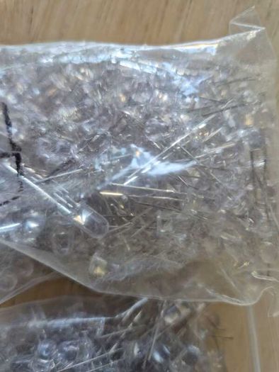 leds 5mm clear ( R,G,B,Y,W)