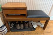 Mid-century modern phone bench