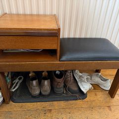 Mid-century modern phone bench