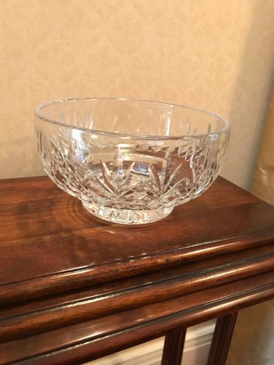 Heavy crystal bowl