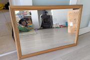 Large wooden framed mirror
