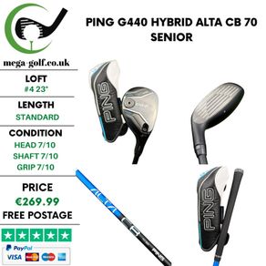Ping G440 Hybrid / #4 23 Degree / Alta CB 70 Senior