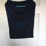Dorothy Perkins sparkling dark blue top Image 2