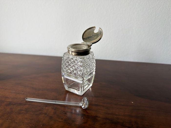 Vintage Cut Glass Perfume & Dressing Table Set