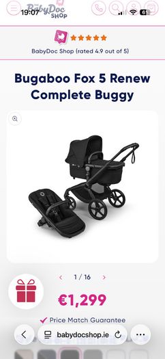 Bugaboo fox 5 renew black