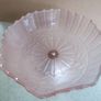 Bonbon Or Pastry Pink Glass  Bowl On Stand. Image 3