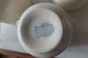 set of 19 French espresso cups Badonviller France