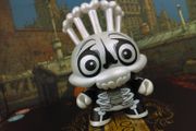 Kidrobot Dunny Flesh and Bones Skeleton ! by Scribe Artist ! from Merdivale Series ! 1/16 Ratio ! Vinyl Figure !