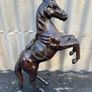 vintage decorative leather Horse c1960 Image 3