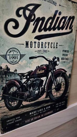 Metal sign