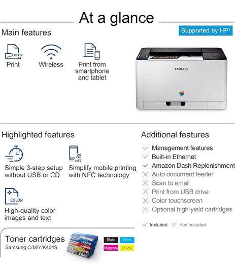 SAMSUNG Xpress C430W Wireless Laser Printer computer