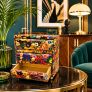 Vintage Handmade Klimt Miniature Chest of Drawers. Fully Restored Image 2