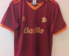 AS Roma Italy 1990s Shirt Jersey (reissue reproduction) adidas med mens