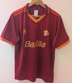AS Roma Italy 1990s Shirt Jersey (reissue reproduction) adidas med mens