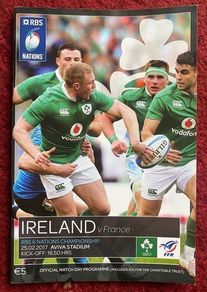 2017 Ireland v France - RBS Six Nations Championship Programme