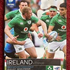2017 Ireland v France - RBS Six Nations Championship Programme