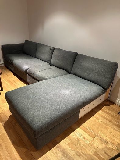 Vimle 4 seater, L-shaped couch