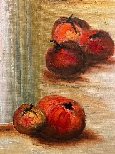 Lucien Gondret 61x 46x 2cm The Orange Curtain