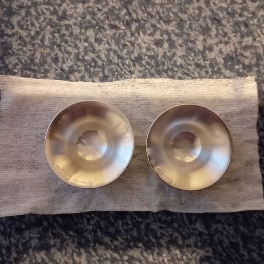 Silverette silver nursing cups