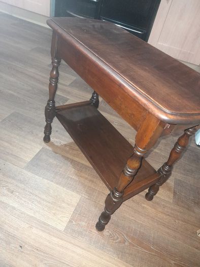 Beautiful Antique Smokers Table with Ashtray in Drawer,