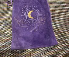 tarot card velvet drawstring bag holder