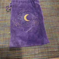 tarot card velvet drawstring bag holder