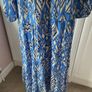 dress Zara blue patterned dress size small Image 5