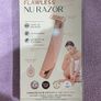 Finishing Touch Flawless Nu Razor Rechargeable 18k Gold Plated Electric Dry Shaver BNIB Image 2