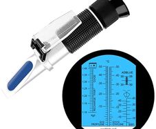 ATC Refractometro Antifreeze Freezing Point Coolant Tester Adblue Concentration Ethylene Glycol Car Battery Refractometer