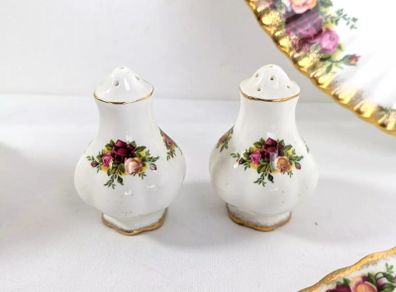 Royal Albert Bone China "Old Country Roses" Salt and Pepper  Shakers